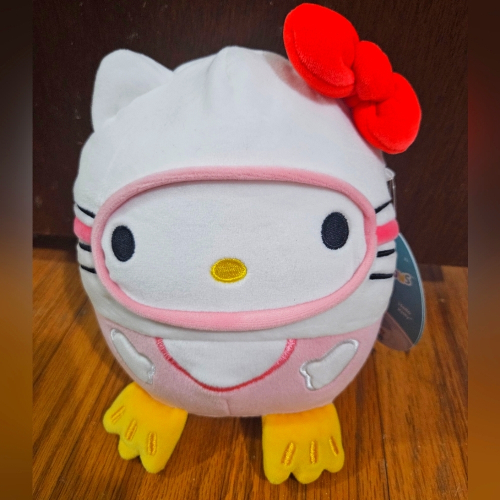 NWT Squishmallows Hello Kitty in Scuba diving Swimsuit 7" 🩱